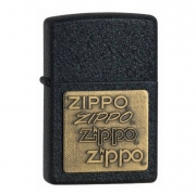 ��������� Zippo - 362 Black Crackle� W/Brs