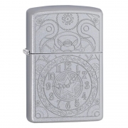 ��������� Zippo - 29699 Clock - Satin Chrome
