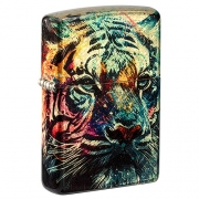 ��������� Zippo - 46145 Painted Tiger 540 Tumbled Brass