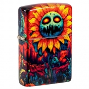 ��������� Zippo - 46267 Spooky Sunflower 540 Tumbled Brass