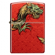 ��������� Zippo - 48513 Dragon Design - 540 Tumbled Brass