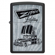 ��������� Zippo - 48572 Car Design Black Matte